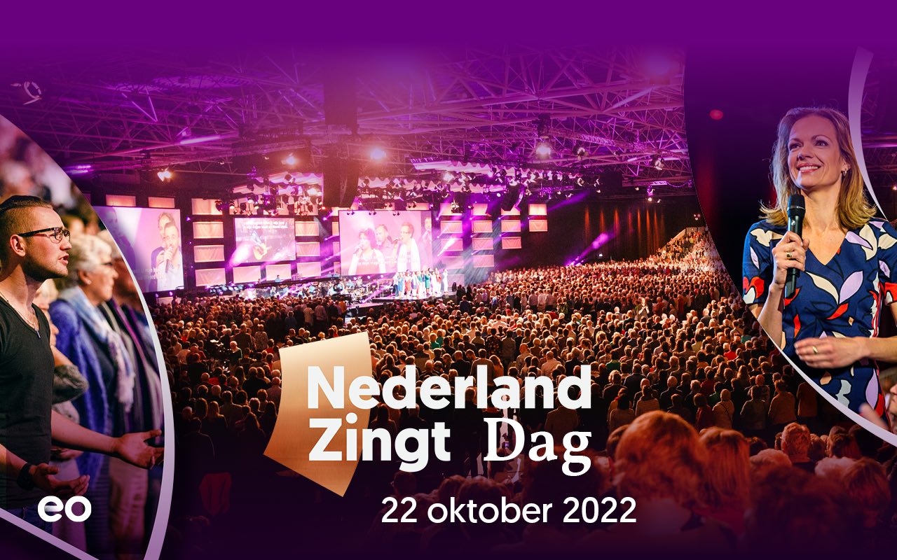 Nederland Zingt Dag op zaterdag 22 oktober 2022 in Utrecht truetickets.nl